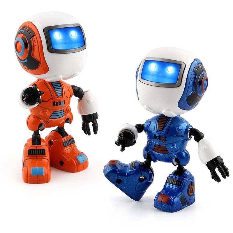 Smart Mini Alloy Robot Induction Light And Music Spaceman Toy - Nioor