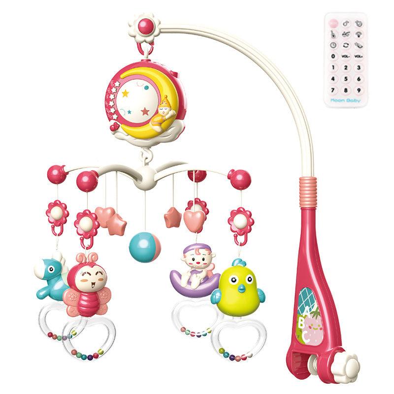 Baby Rattles Crib Mobiles Toy Holder Rotating Mobile Bed Bell Musical Box Projection Newborn Infant Baby Boy Toys - Nioor