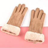 Women's Winter Fleece-lined Thermal Touch Screen Gloves - Nioor