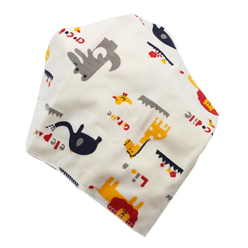 Baby Bibs Waterproof Triangle Cotton Cartoon Child Baberos Bandana Bibs Dribble Bibs Newborn Slabber Absorbent Cloth - Nioor