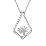 Tree of Life Ring Holder Pendant Necklace in 925 Sterling Silver - Nioor