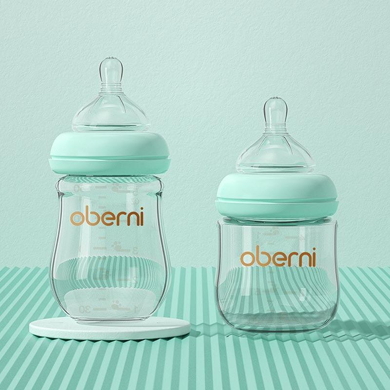 Newborn Wide-bore Glass Bottle 120/150ML - Nioor