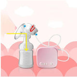 Automatic Milk Pumps Kit Electric Breast Natural Suction Enlarger Feeding Bottle USB Breast Milksucker BM - Nioor