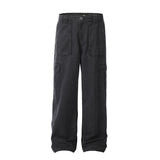 Men's Vintage Wash Loose Straight Leg Pants