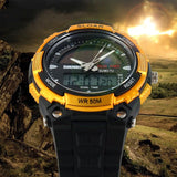 Time Beauty Men's Fashion Solar Watch Waterproof Electronic - Nioor