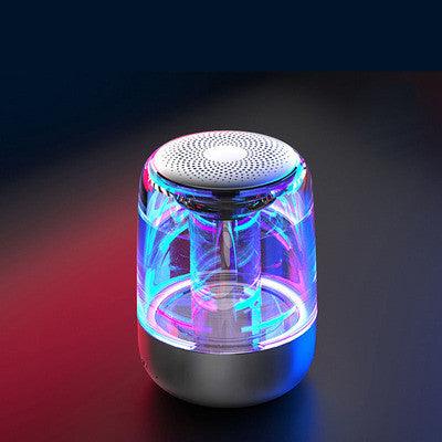 Portable Speakers Bluetooth Column Wireless Bluetooth Speaker Powerful Bass Radio with Variable Color LED Light - Nioor