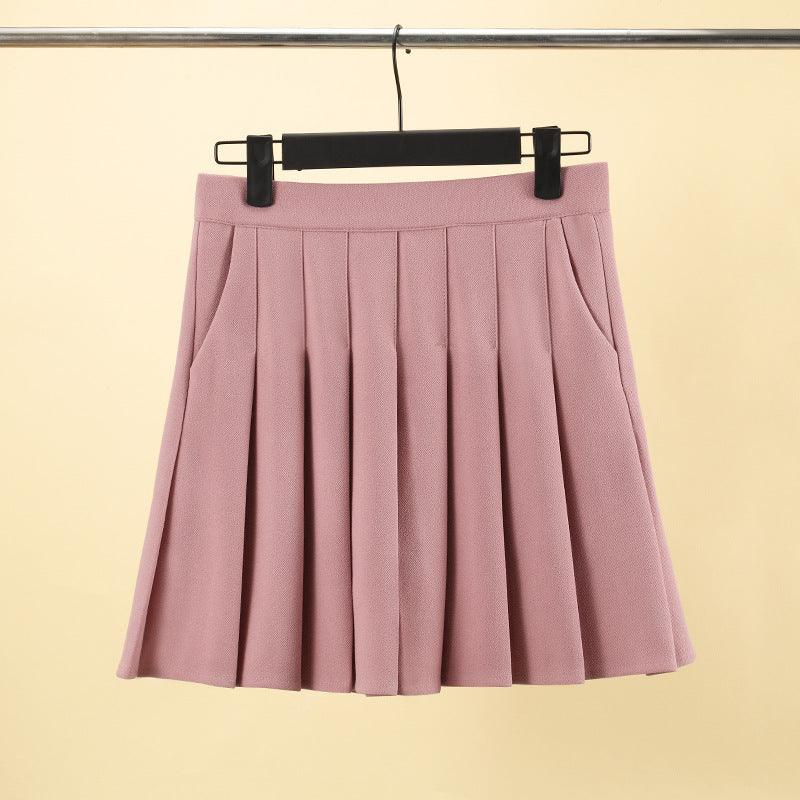 Casual Women's Clothing Slimming High Elastic Waist Anti-exposure Short Culottes - Nioor