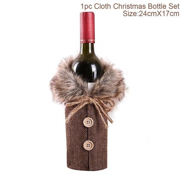 Christmas Decorations Christmas Wine Bottle Socks - Nioor