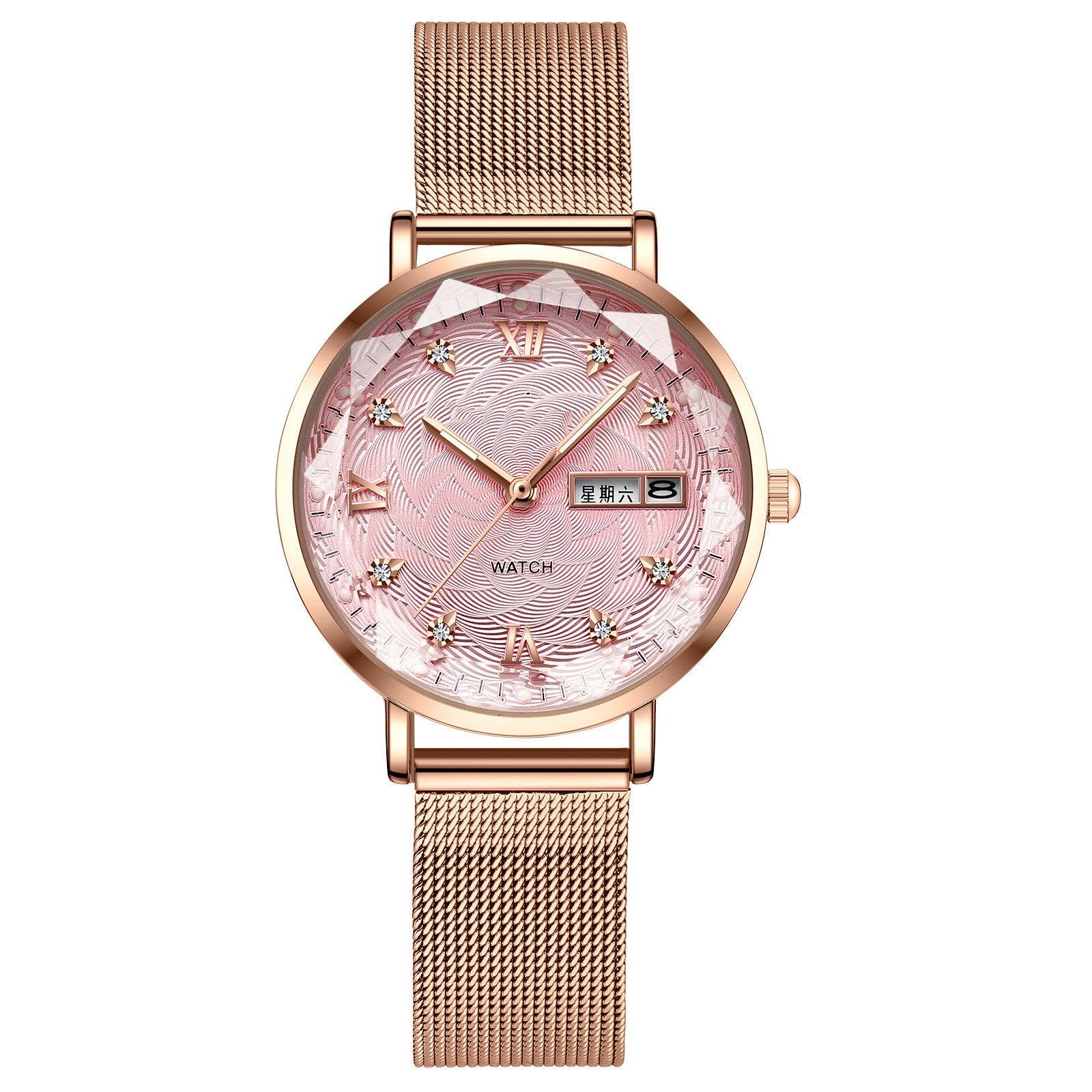 Women's Fashion Simple Waterproof Luminous Quartz Watch - Nioor