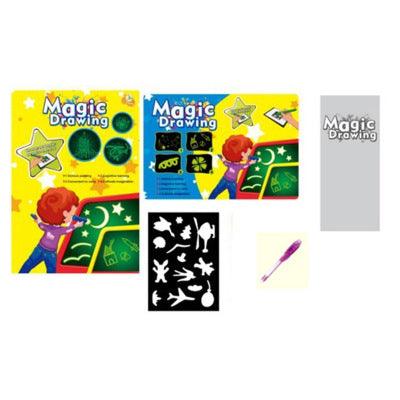 Educational Toy Drawing Pad 3D Magic 8 Light Effects Puzzle Board Sketchpad - Nioor