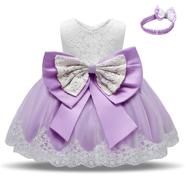 M Baby Girl Year Birthday Dress Newborn Christening Gown