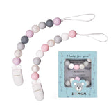 Baby Silicone Pacifier Chain, Baby Soothing Toys, Molars - Nioor