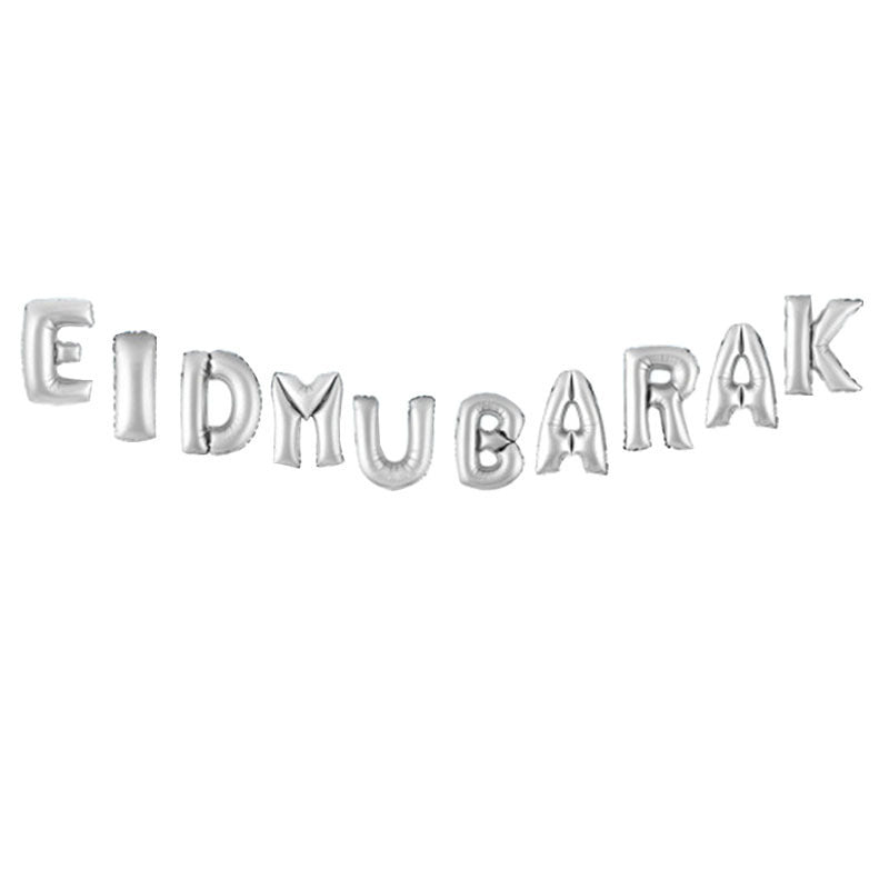 Eid Mubarak Latex Balloon Ramadan Kareem Decoration Festival Party Supplies