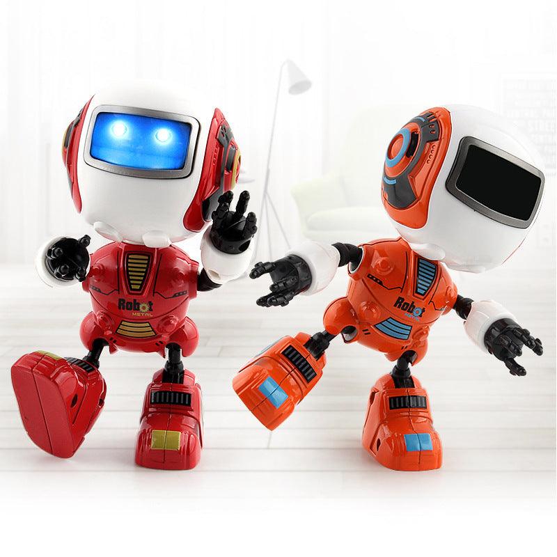 Smart Mini Alloy Robot Induction Light And Music Spaceman Toy - Nioor