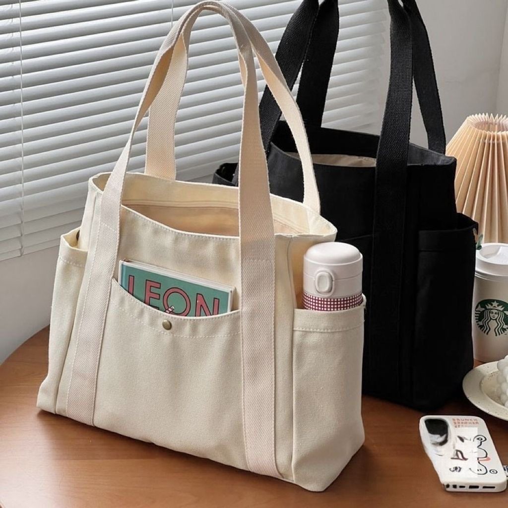 Commuter's All-matching Artistic One-shoulder Canvas Bag