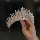 Bridal Wedding Dress Headdress Crown Alloy Rhinestone Temperament Sweet Luxury - Nioor