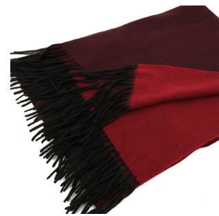 Men's cashmere scarf virgin woollen popular wild solid color warm thick scarf monochrome shawl - Nioor