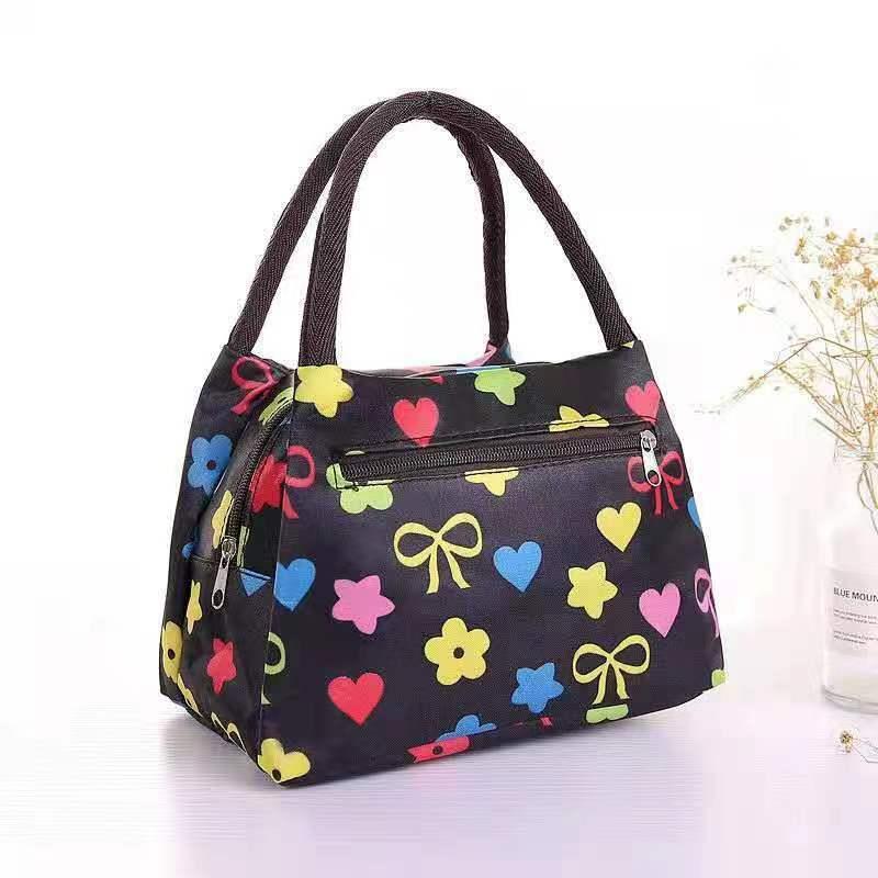 Printed Portable Student Small Cloth Bag Makeup Storage Bag Hand Carrying - Nioor