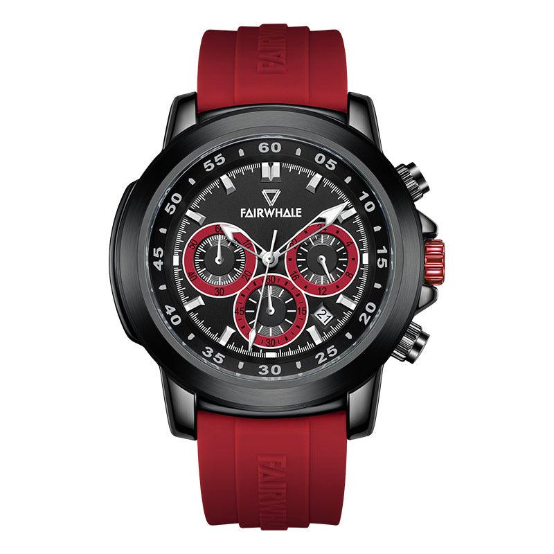 Three Eyes And Six Needles Multifunctional Daytona Watch - Nioor