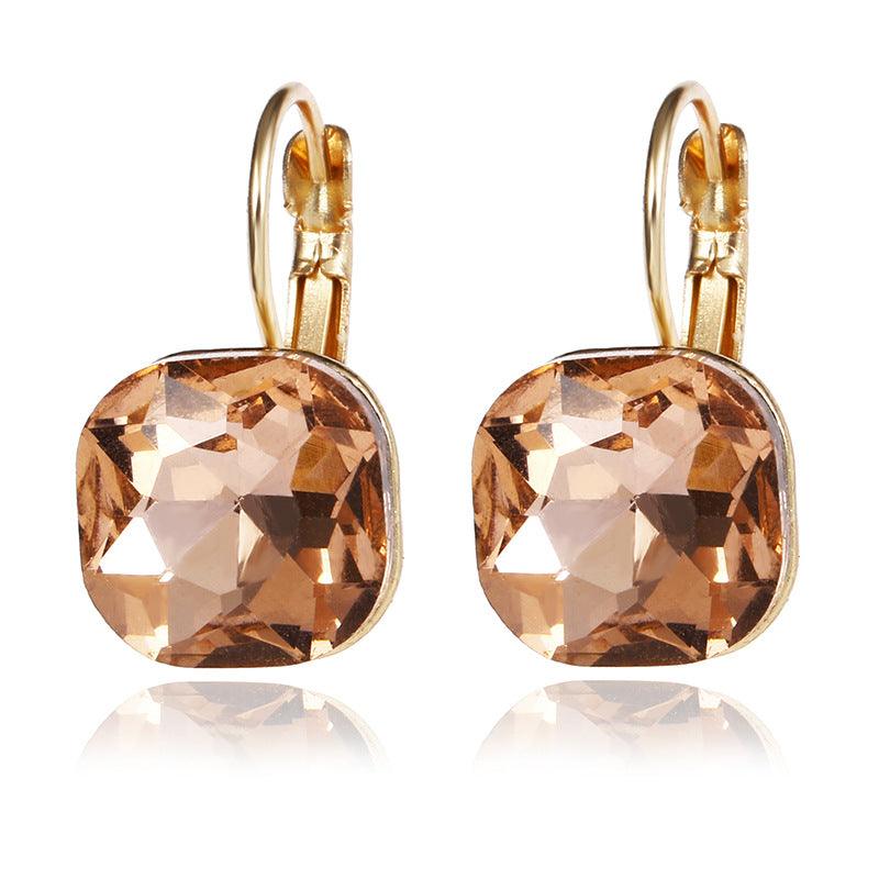 Crystal earrings earrings - Nioor