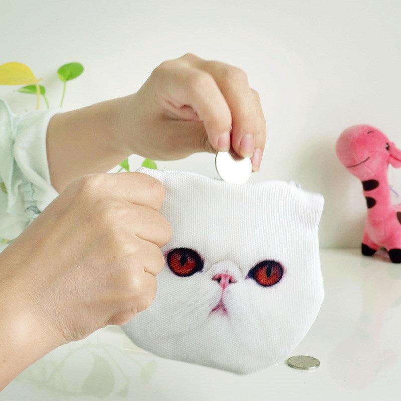 Pet Coin Purse, Cute Cat, Dog, Rabbit, And Fruit Key Case - Nioor