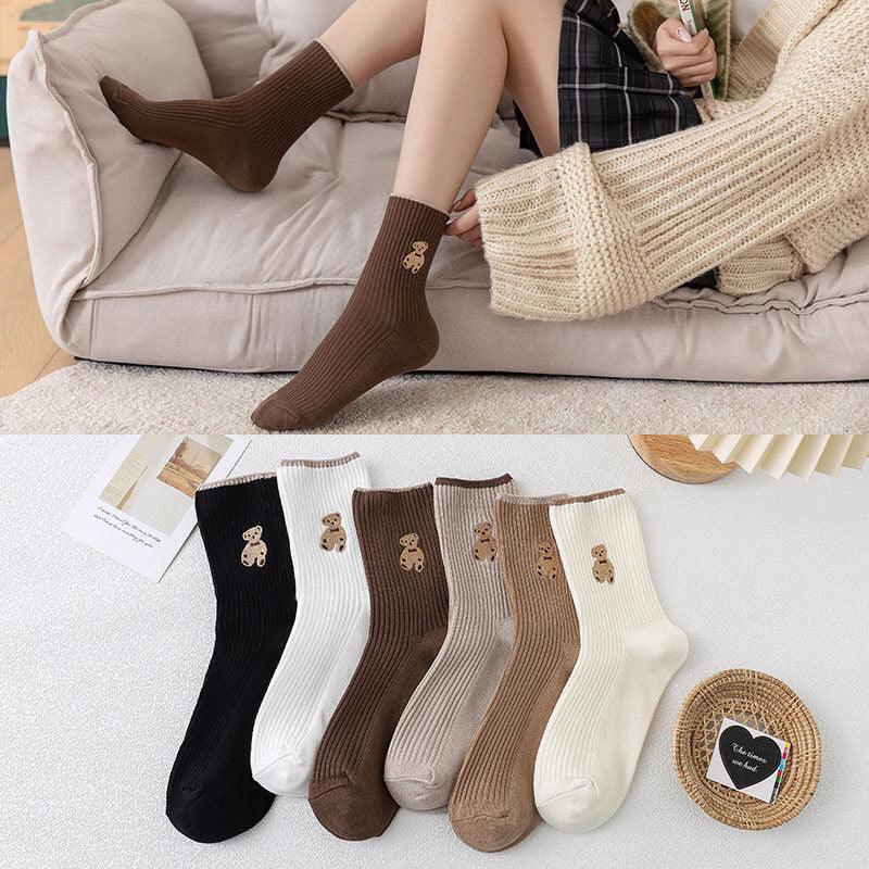 Winter Socks Men's Cotton Spot Cylinder Solid Color - Nioor