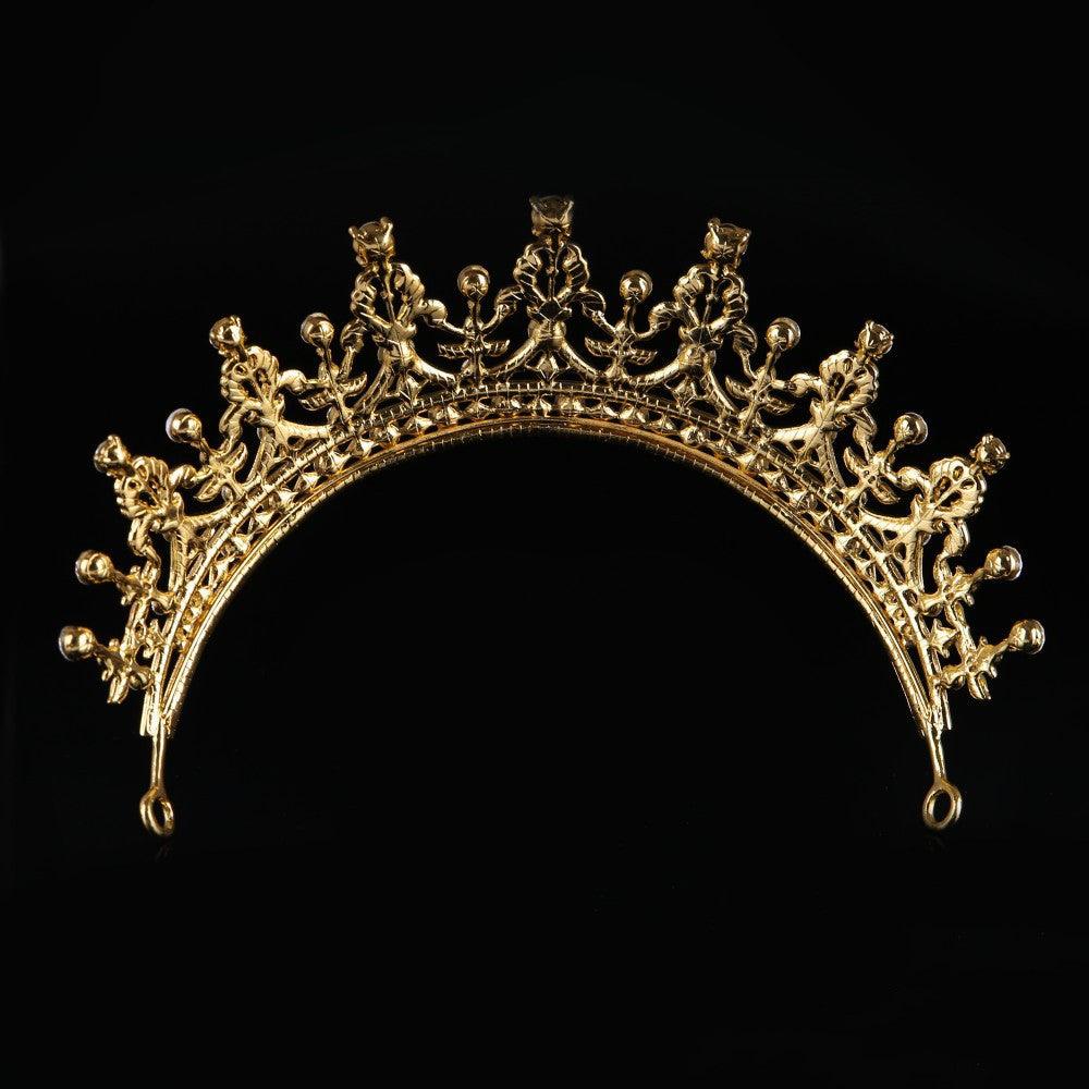 Queen Bridal Wedding Crown Headdress - Nioor