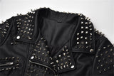 Rock Heavy Studs Stylish Punk Jacket - Nioor