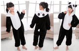 Cartoon Animal One-piece Flannel Coral Velvet Pajamas