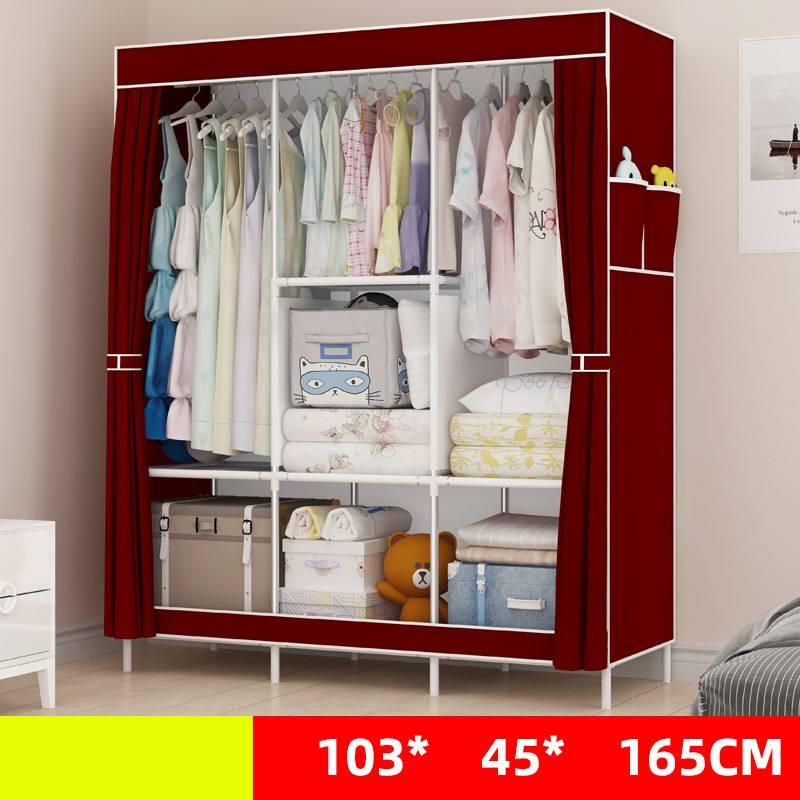 Single Dormitory Dust Closed Wardrobe - Nioor