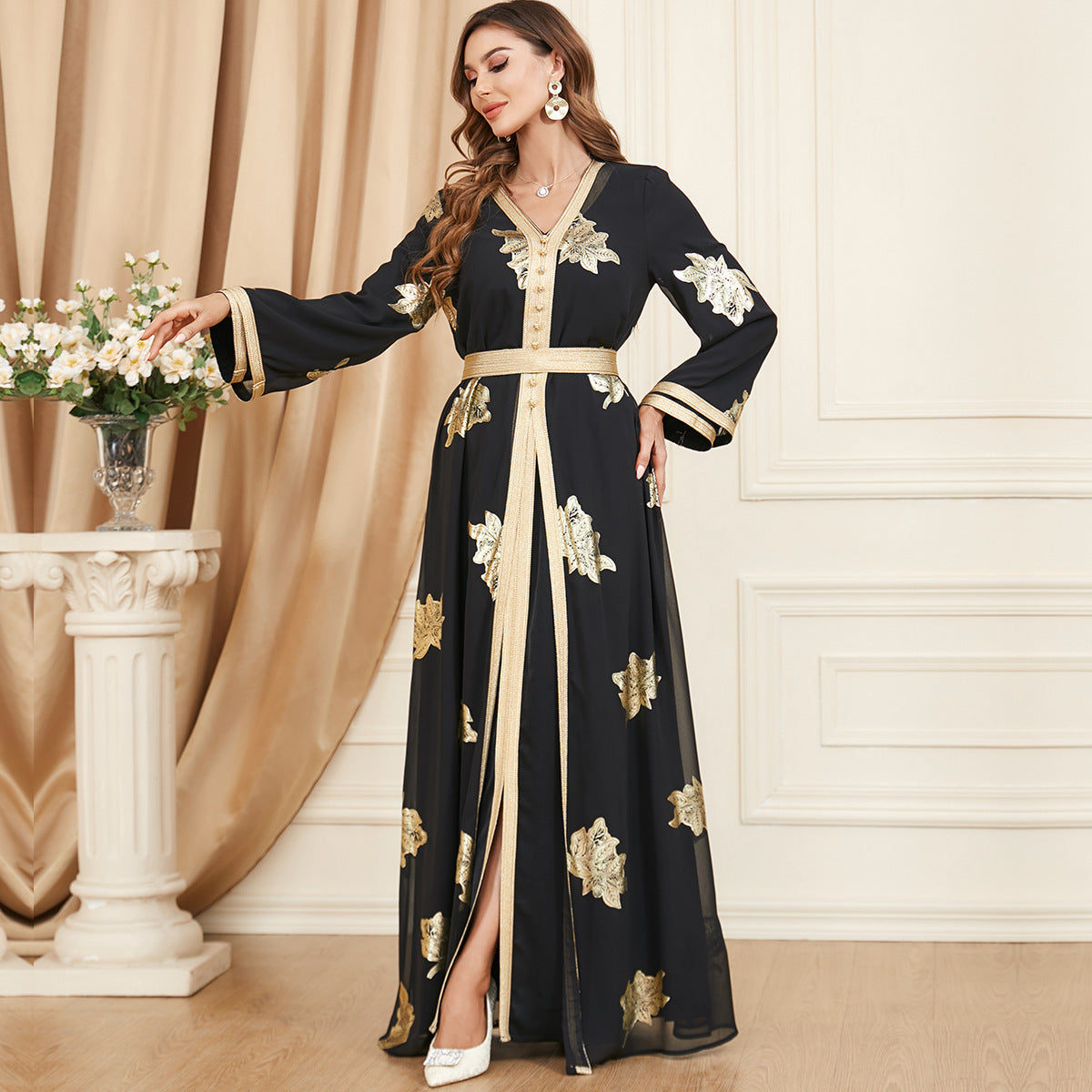 Middle Eastern Muslim Women's Two-piece Dress