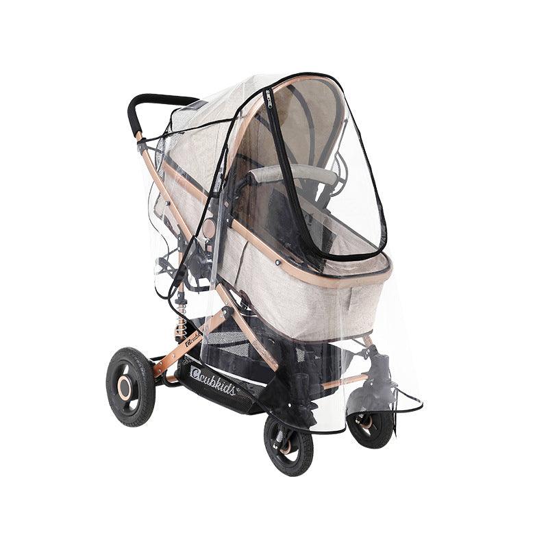 Baby Stroller Transparent Raincoat Windshield For All Seasons - Nioor