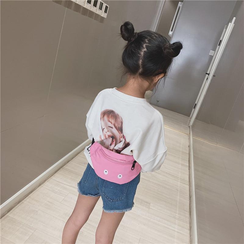 Children's Single-shoulder Waist Bag Funny Pattern - Nioor