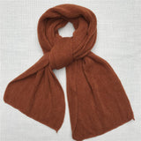 Winter Men's Solid Color Scarf Women's Shawl - Nioor