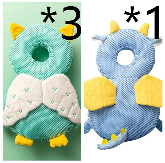 Baby Toddler Headrest Child Protection Baby Head Protection Cushion Cute Angel Wings - Nioor