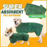 Absorbent Pet Bathrobe With Waist-wrapped Microfiber - Nioor