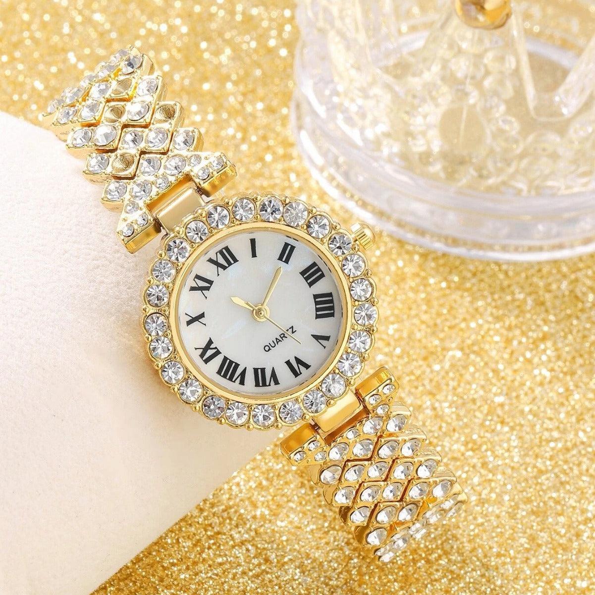 Women's Fashion Watch Gift Full Diamond Versatile High-grade Quartz Watch - Nioor