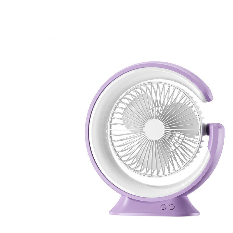 Mute Portable With Light Little Fan