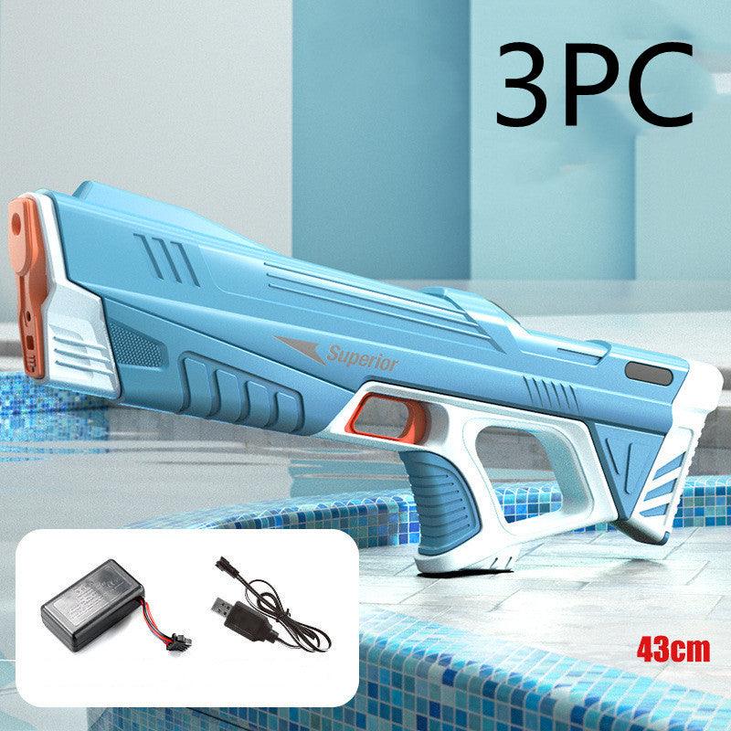 Summer Full Automatic Electric Water Gun Toy Induction Water Absorbing High-Tech Burst Water Gun Beach Outdoor Water Fight Toys - Nioor