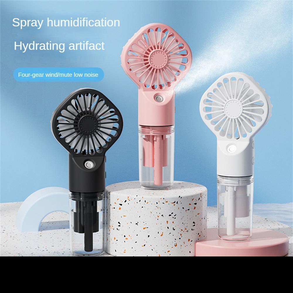 Strong Power Spray Humidification Small Fan Humidification Usb Charging Portable Fan Icy And Refreshing Fan Water Supplement - Nioor