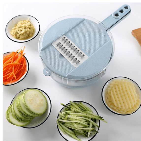 8 In 1 Mandoline Slicer Vegetable Slicer Potato Peeler Carrot Onion Grater With Strainer Vegetable Cutter Kitchen Accessories - Nioor