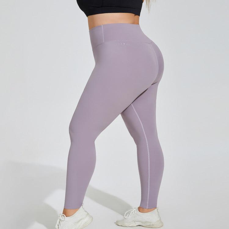 Plus Size Yoga Pants High Waist Hip Lift Seamless Cloud Sense Women's Fitness Exercise - Nioor