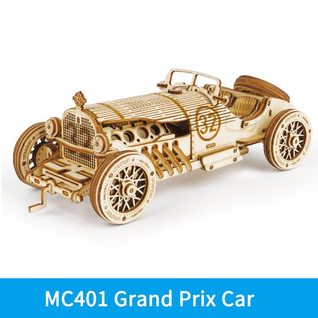 Car 3D Wooden Puzzle Game Assembly Racing Children's Toys - Nioor