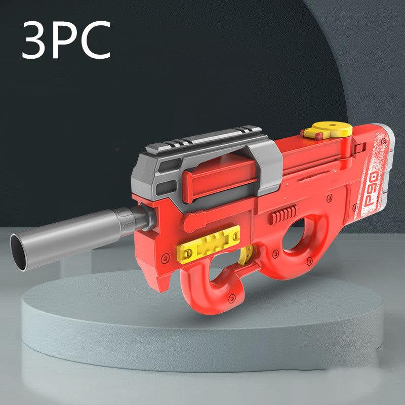 New P90 Electric Water Gun High-Tech Kids Toys Outdoor Beach Pool Large Capacity Summer Gel Blasting Water Gun For Adults - Nioor