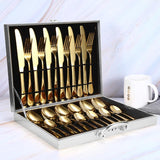 24-piece set of colorful western steak knife - Nioor