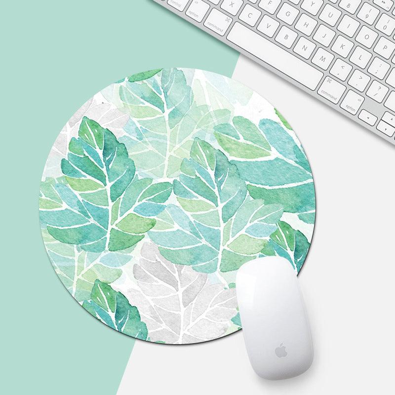 Round Mouse Pad Cartoon Creative Small Rubber Mouse Pad Office Game Mouse Pad - Nioor