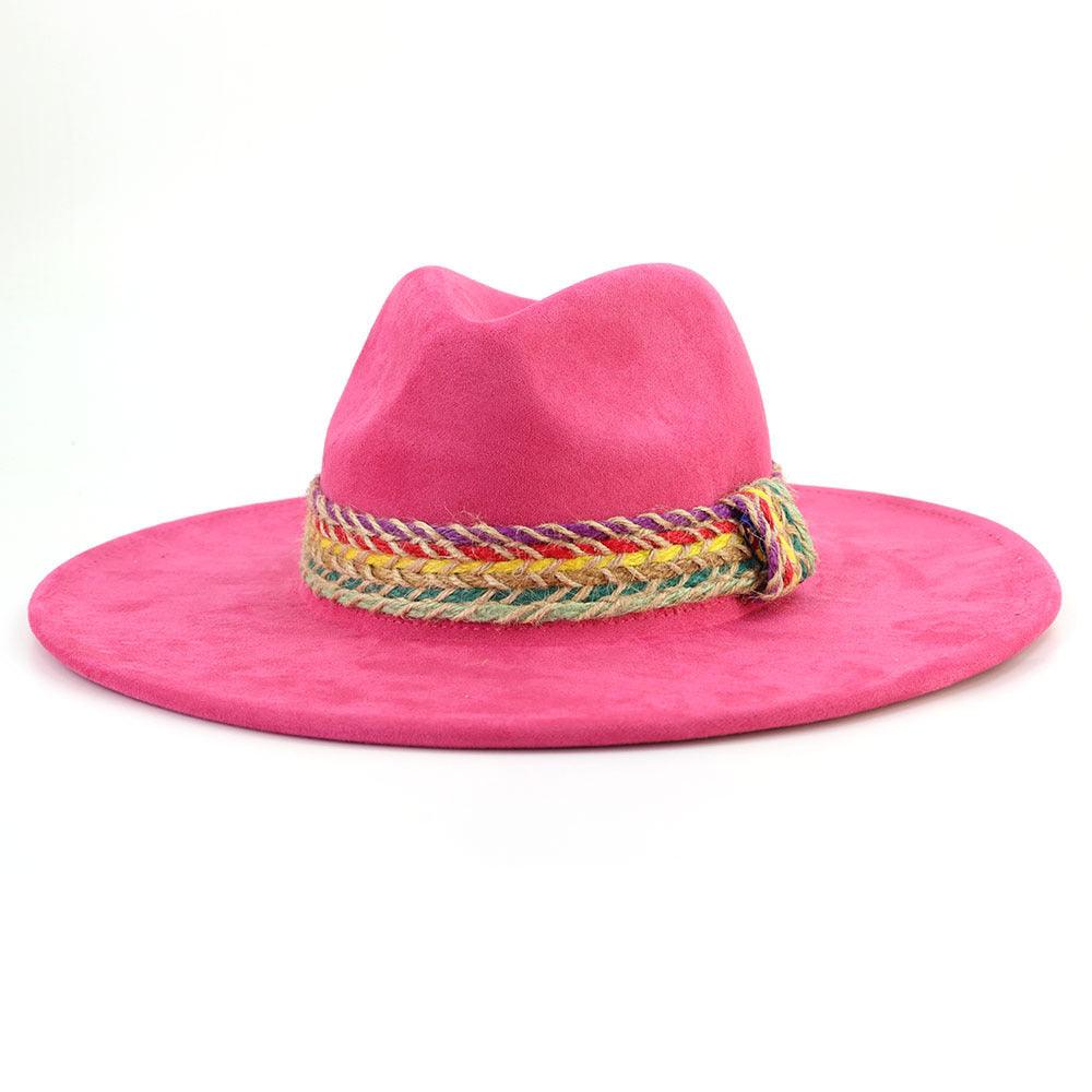 New Wide Brim Top Hat For Women - Nioor