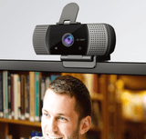 Black HD Webcam Microphone Computer Live - Nioor