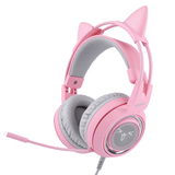 G951 Gaming Headset USB 7.1 Virtual Surround Sound Headsets LED Cat Ear Headphones - Nioor