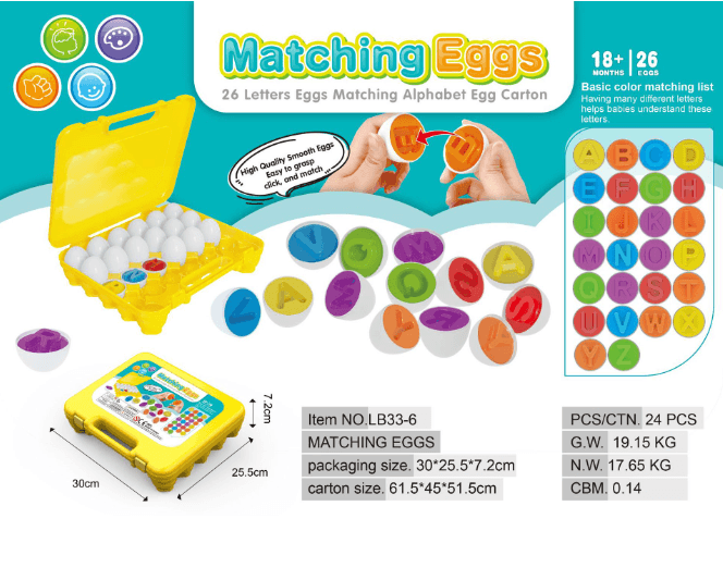 Baby Learning Educational Toy Smart Egg Toy Games Shape Matching Sorters Toys Montessori Eggs Toys For Kids Children - Nioor